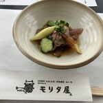 モリタ屋 東京丸の内店 - 和牛赤身肉と夏野菜のマリネ