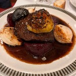 シェ・トト - 蝦夷鹿ステーキカシスソース