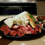 清香苑 - カルビ定食 1,000円