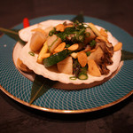 福禄寿 - ホタテと酒盗のガーリック