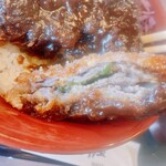 岩井屋 - 断面　梅みそかつ丼　1,150円➕tax