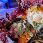 おかしさん - 奥にはフロランタンの欠片と抹茶