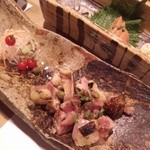 炭心 - 鶏ももタタキ