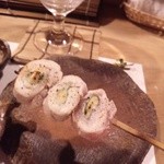 炭心 - ささみ紫蘇チーズ巻き