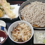 まほら庵 - 海老天ぷら付きせいろ1150円