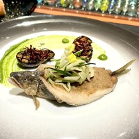 ラトリエ ドゥ ジョエル・ロブション - 天然鮎を香ばしくフリットに