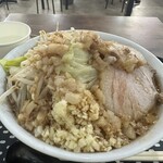 夢を語れ 鳥栖総本店 - 大ラーメン豚3枚　野菜増し　ニンニクマシマシ