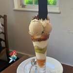 フレベールラデュ - ❀イタリア焼き栗マロンパフェ(1700えん)【税込価格】✨.ﾟ･*..☆.｡.:*✨.☆.｡.:.+*:ﾟ+｡✨.ﾟ･*..☆.｡.:*✨