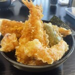 天冨久 - 穴子入り天丼(上) 2700円