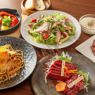 全国より仕入れる馬肉を贅沢に堪能！当店ならではの創作洋食も◎