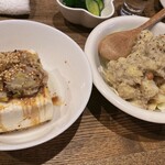 呑み処 道草 - やっこ、ポテサラ