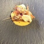 カミタチ - 鯛のポワレ・海老のビスク仕立て