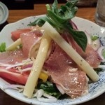 なるこ - 野菜サラダ（一応半量）（2014年4月）