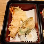 川万 - 天ぷら、えび、キス、ピーマン、かぼちゃ