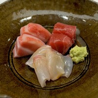 銀座 すし傳 - 平目と本鮪の刺身