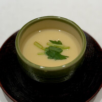 銀座 すし傳 - 貝柱の茶碗蒸し