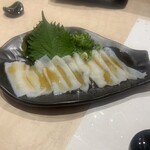 おばんざい 美響 - 蛸の刺身　こま油が美味しい
