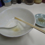 みんみんラーメン - 完食(*^^)v