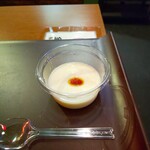 担担麺や 天秤 - 杏仁豆腐