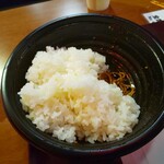 担担麺や 天秤 - 追い飯