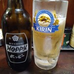 とん長 - シャリキンホッピー白セット 660円