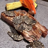 すし 零 - 焼き物（牛ステーキ 夏野菜の焼きマリネ）