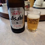 清香園 - 瓶ビールで乾杯！