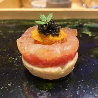 鮨 こう介 - ・お鮨のミルフィーユ