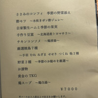 炭火焼鳥 木鶏 - メニュー