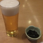 八ツ目や にしむら - 生ビール・小