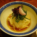 ゆうがた - ヤリイカと長芋の短冊