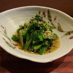 ゆうがた - 菜の花とふきのお浸し