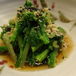 ゆうがた - 菜の花とふきのお浸し