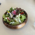 カントリーキッチン - サラダはシージャードレにしました。