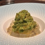 マ・シェール・メール 番所 - 抹茶のムースとところてんこれがまた美味しい