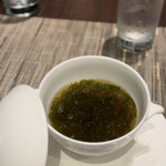 マ・シェール・メール 番所 - 岩のりのコンソメスープ