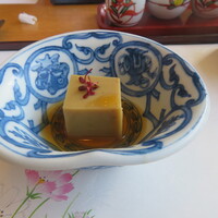 天婦羅ほり川 ホテルニューオータニ店 - 胡麻豆腐