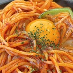 一番館 - イタリアンスパゲッティ¥950+大盛り¥350　今一番美味いと思っているナポリタン。大盛料金が他店の替え玉や大盛りに比べると高いので緊張したがさほど多くなく軽々完食。美味い。次回も大盛りでいく。