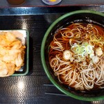 ゆで太郎 - 料理写真:野菜かきあげそば(温)570円