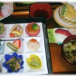 Takenoura Hishoukaku - 小鉢の類い　9品　竹の浦ランチ　1,700円