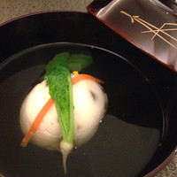 日本料理 晴山 - シイタケのしんじょう