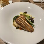 ルディック - 真鯛のポワレ ラタトゥイユと大葉のジェノベーゼ