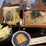 道の駅 かつら - 野菜天ざる蕎麦