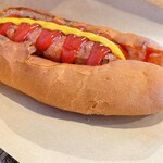 バーガーショップ あいかわ - 肉感たっぷりホットドック