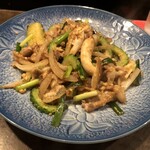 おん - 黒豚と野菜の味噌炒め