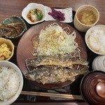 炭焼き団子 志津かわ珈琲庵 - あまごの唐揚げ御膳1,700円