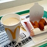マクドナルド - 料理写真:月見 マックシェイク カスタードプリン味