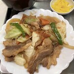 大衆食堂ちとせ - 牛肉野菜炒め