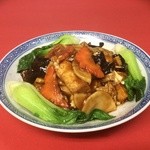 周香港飯店 - 揚げ豆腐と豚肉の辛味噌煮