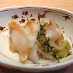 すしやのたい悟 - つぶ貝刺身